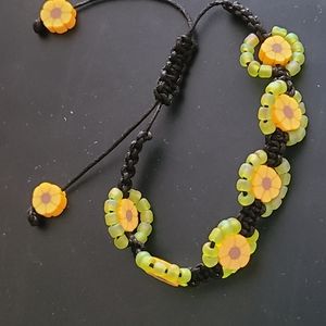 Two Sunflower Bracelet. Be patient.
